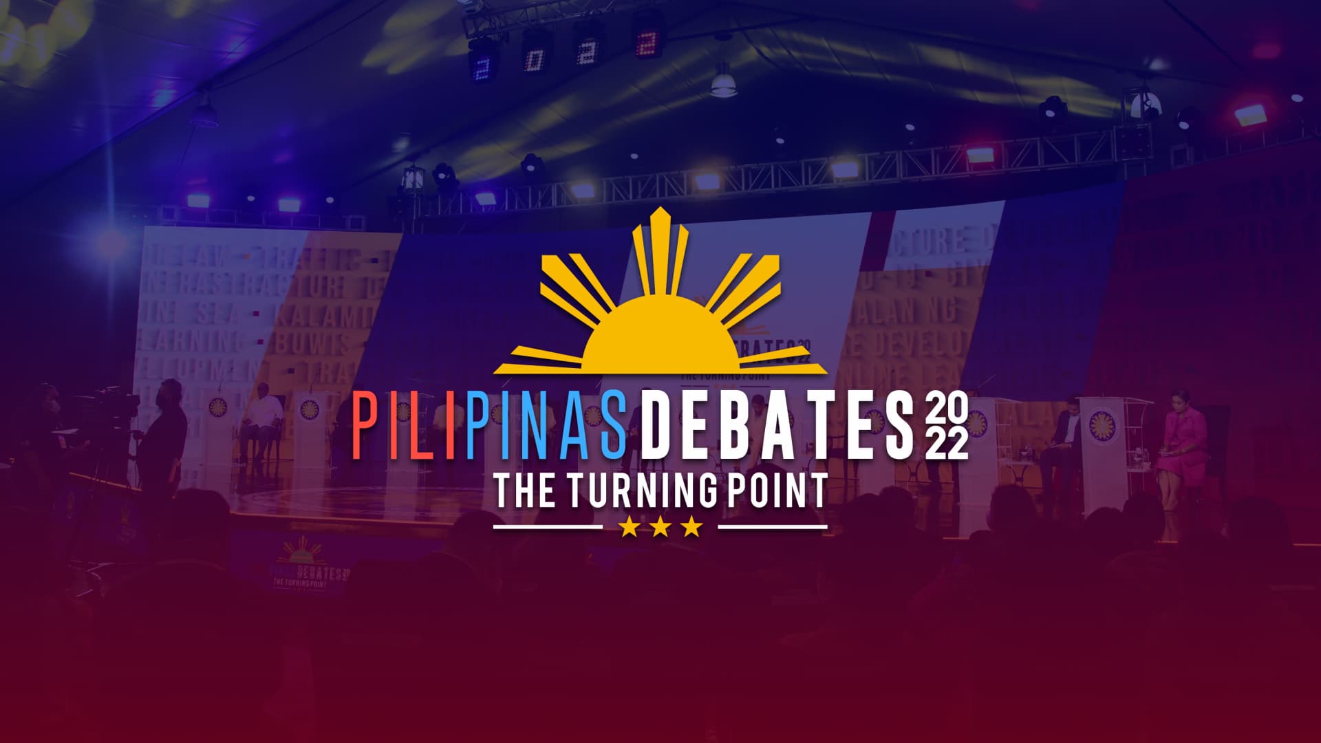 Cover photo for the Pilipinas Debates 2022: The Turning Point